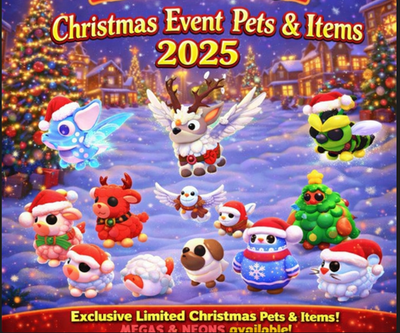#ad Adopt All Pet Winter Event Tree Sasquatch Turtle Doves Humbug $1.20