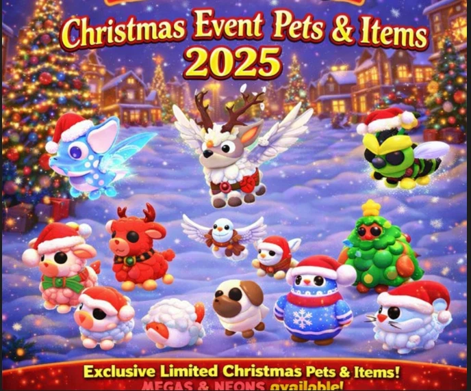 Adopt All Pet - Winter Event - Christmas Spirit, Mrs. Whiskerpips , Angus Bull - Image 1 of 1