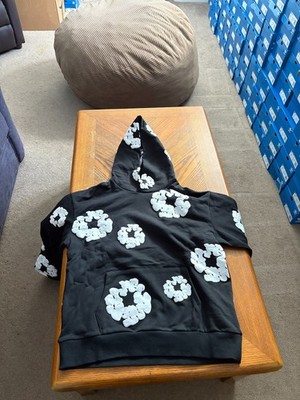 mens black hoodie size medium