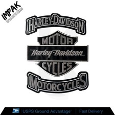Harley Davidson Motorcycle Leather Embroidere...