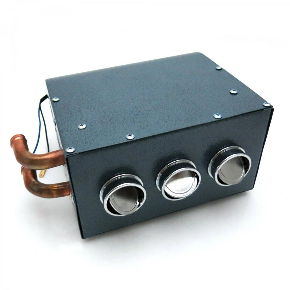 Conjunto de caja de calefacción Willys-Overland Underdash Cab accesorios de cobre 12V CJ-3b Foto 4 de 4