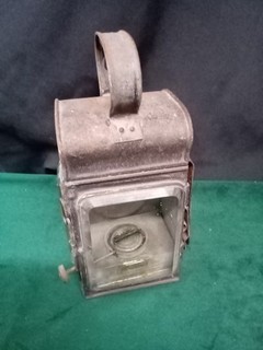 Antique Vintage Railway Hand Signal Lantern By Veritas Lamp Work London