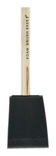 Linzer 8505-2 Flat Black Foam Paint Brush 2 in. with Wood Handle (Pack of 50)