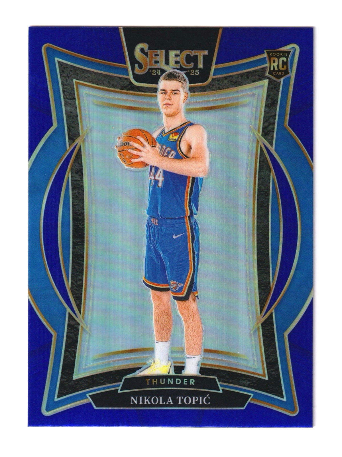 2024-25 Panini Select - Nikola Topic Concourse Blue RC Prizm #89 Thunder