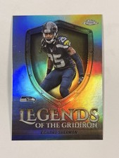 2025 Topps Chrome Richard Sherman REFRACTOR LEGENDS OF THE GRIDIRON #LOG-36 SP