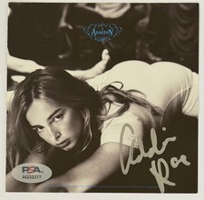 ADDISON RAE SIGNED ALBUM ART CARD AUTOGRAPH PHOTOGRAPH & CD PSA DNA COA SEXY