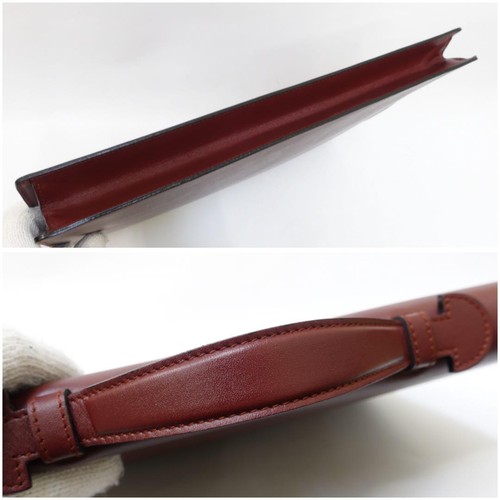 Cartier Business Bag Bordeaux Briefcase Handbag #PFE5G3 - Picture 11 of 12
