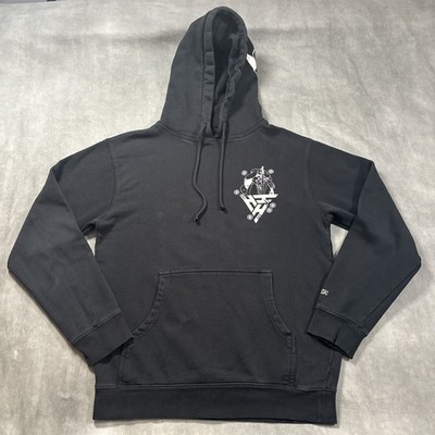 Hypland x Inuyasha Hoodie SMALL Black Anime Collaboration Sesshomaru Graphic Y2K