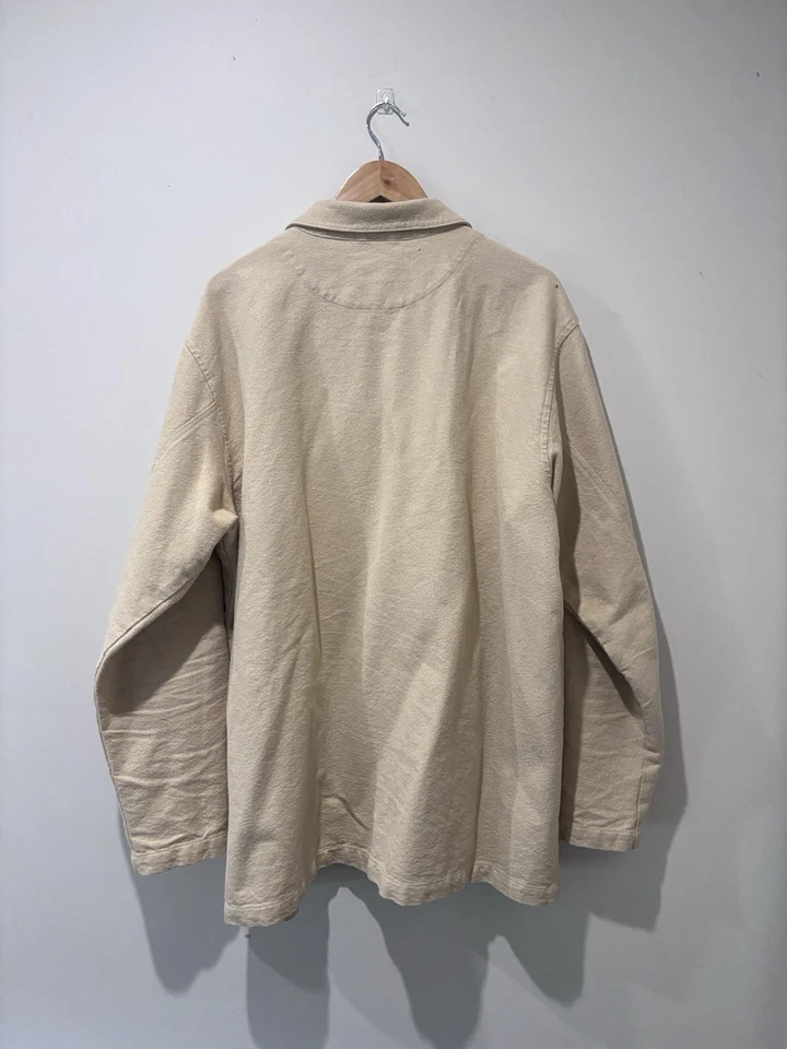 CHAQUETA DE GRANERO WYTHE NYC ABRIGO DE TAREAS ROPA DE TRABAJO SIN BLANQUEAR PRECIO DE VENTA SUGERIDO POR EL FABRICANTE EE. UU. $495 Foto 4 de 4