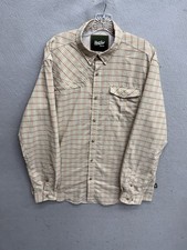 Howler Bros Matagorda Shirt Mens Size Large L Plaid Long Sleeve Button Up Vented