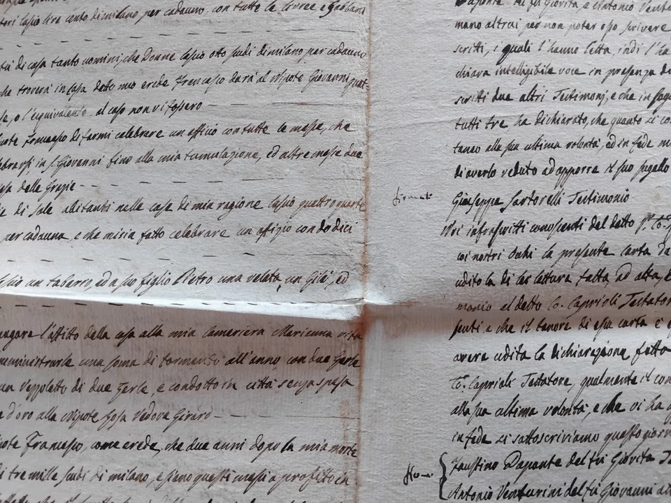 Brescia ANTIKES Schreiben ANNO 1812 ca. 21,5x30,5 cm... siehe Text - Bild 1 von 4