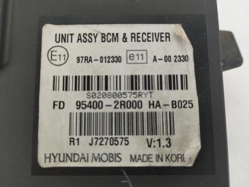 modulo elettronico HYUNDAI I30 STATION WAGON FD 1.6 954002R000 arblp170610 - Immagine 3 di 4