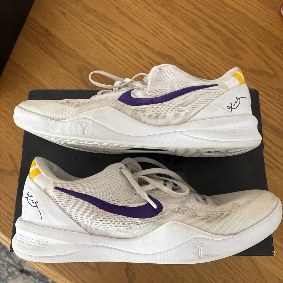 Size 11 - Nike Kobe 8 Protro Lakers Home | eBay