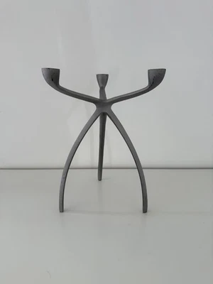 Bougeoir, chandelier tripode "Spider" space age starck eames 80s design - Photo 1/4
