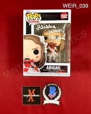 Alisha Weir autographed signed Abigail Funko Pop #1582 Beckett COA horror
