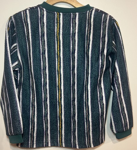 VTG 90’s Basic Editions Stripped Quarter Zip Pullover Boys Size 10/12 - Picture 5 of 5