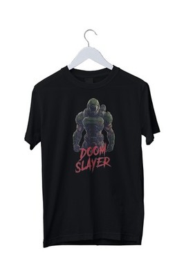Doom Slayer Gamer Gift Graphic Print Unisex T-Shirt Mens S M L XL 2 3 4 XL  