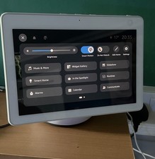 Echo Show 10 HD smart display with motion and Alexa | Glacier White Fabric