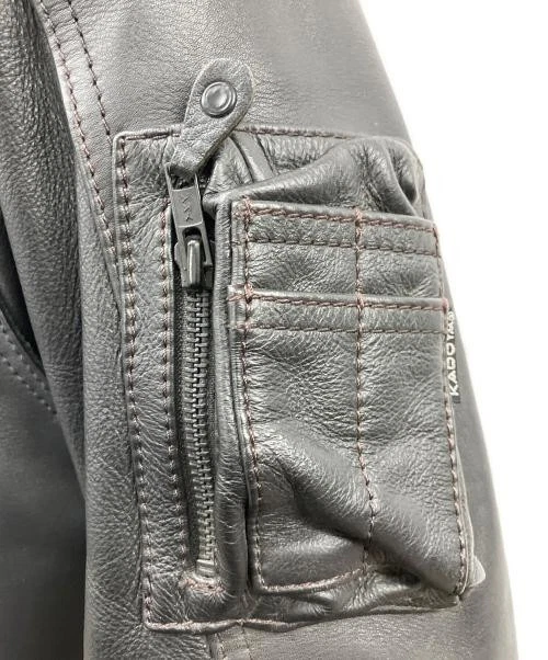 KADOYA                    rider's jacket black image 5