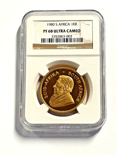 1980 Gold Krugerrand 1 oz — photo from the most recent tracked eBay sale