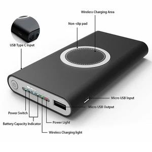 DIY Power Bank Case Type C Wireless Charging DIY Mobile Power DIY Mobile Power