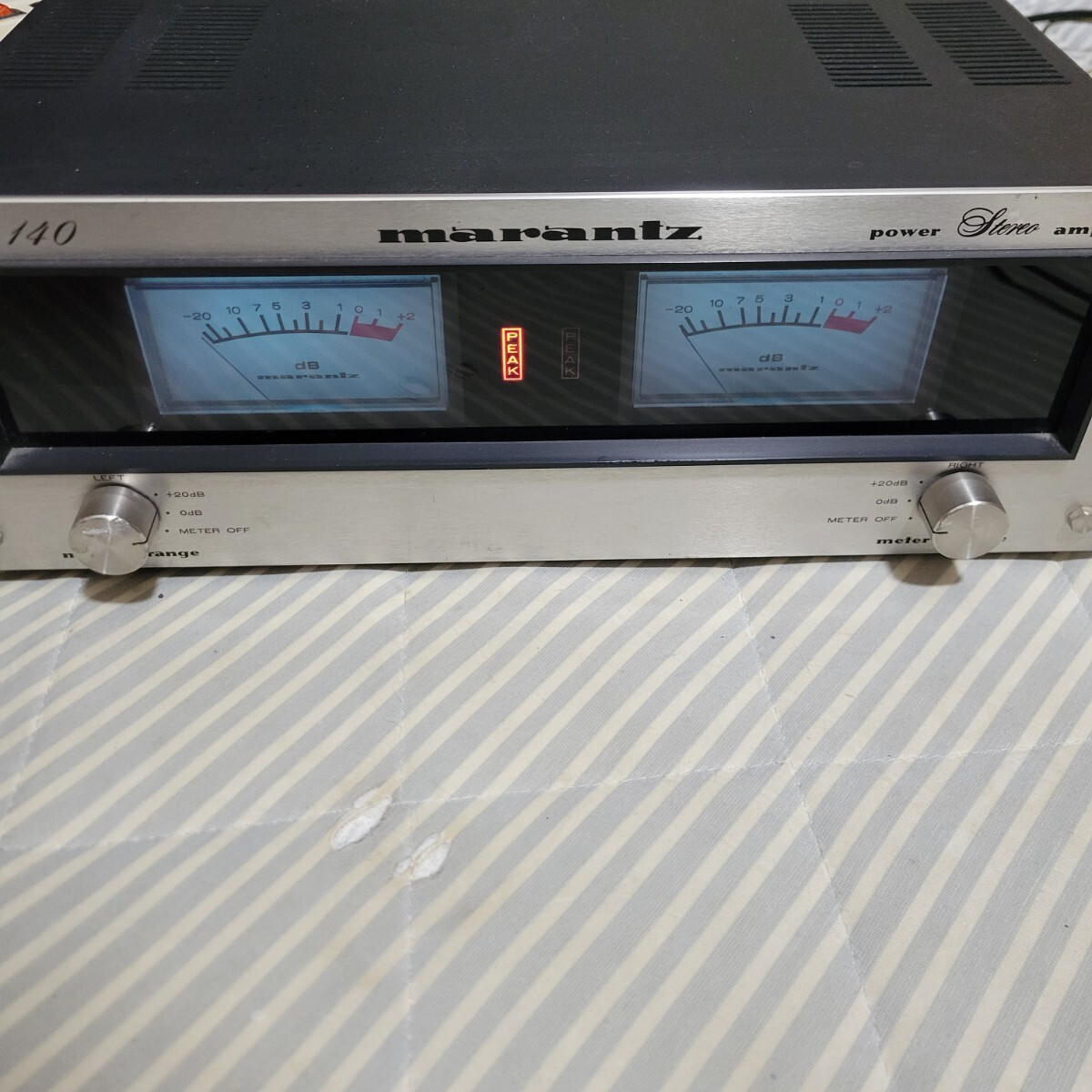 Marantz Model 140 Power Stereo Amplifier Maintained Not Work For