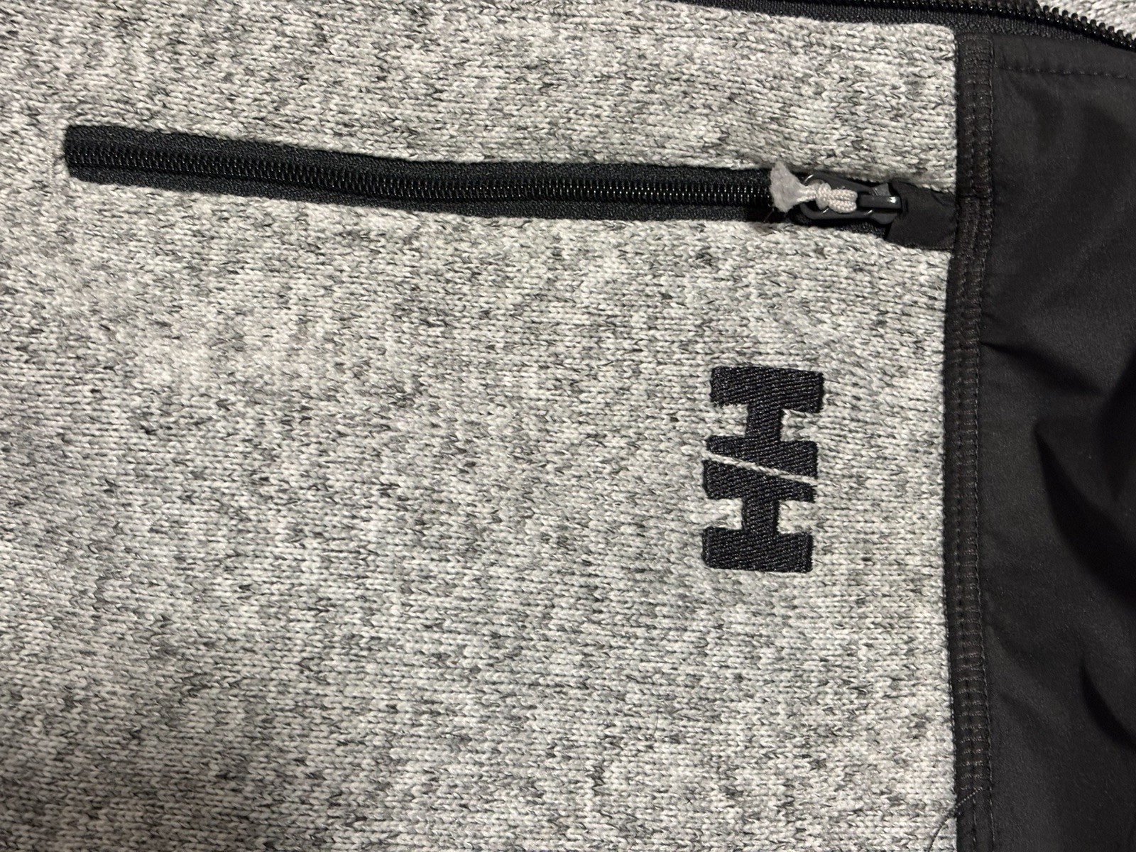 Helly Hansen Full Zip Pullover Sweater Large Gray… - image 4