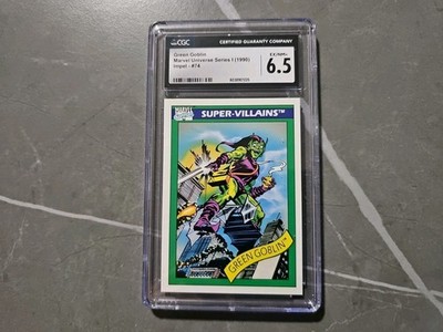Green Goblin Marvel Universe Series 1 (1990) #74 CGC 6.5