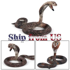 Mini Naja Cobra Snake 1.5" Fake Realistic Model Toy Figure Collector Gift Kids
