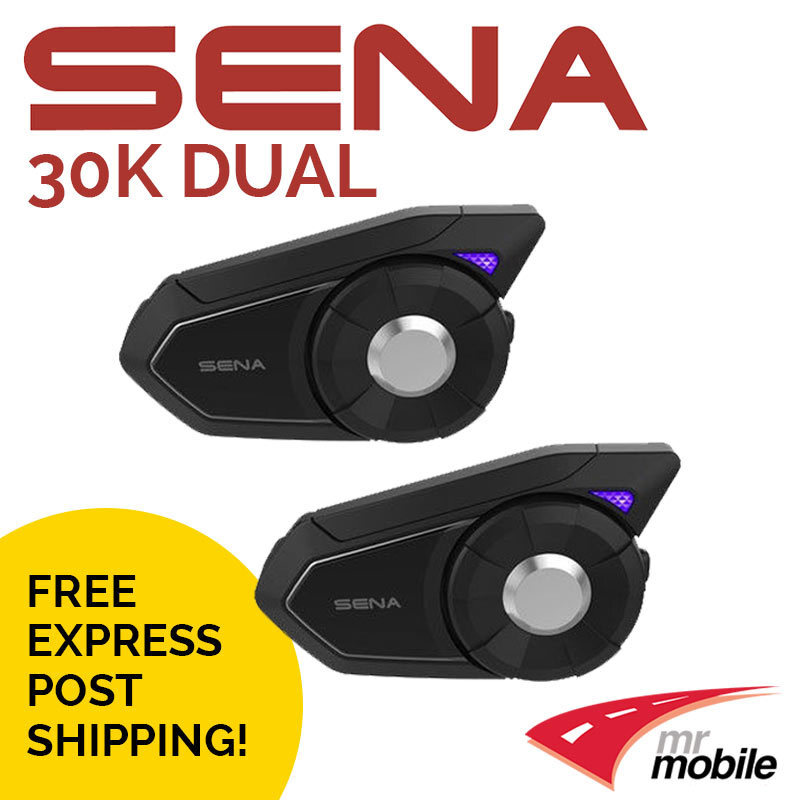 Sena 30K DUAL Motorcycle Mesh Bluetooth Communication Intercom