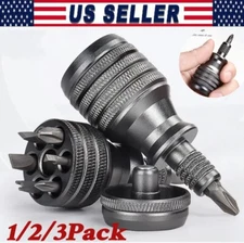 7 in 1 Aluminum Alloy Multi-function Screwdriver Multi-bit Ratchet Screw Metal