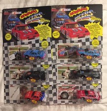 1990 RACING CHAMPIONS "ROARING RACERS" COMPLETE 6 CAR SET - NEW IN PACKAGES 1 