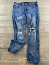 KanCan Men's Skinny Distressed Jeans Size 36 Medium Wash Denim