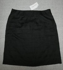 NWT Calvin Klein women's black side-zip dress skirt Sz 10