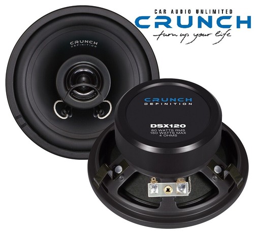 12cm Crunch Lautsprecher 120mm Koax passend für VW T4 T 4 1990-2003  - Bild 3 von 6