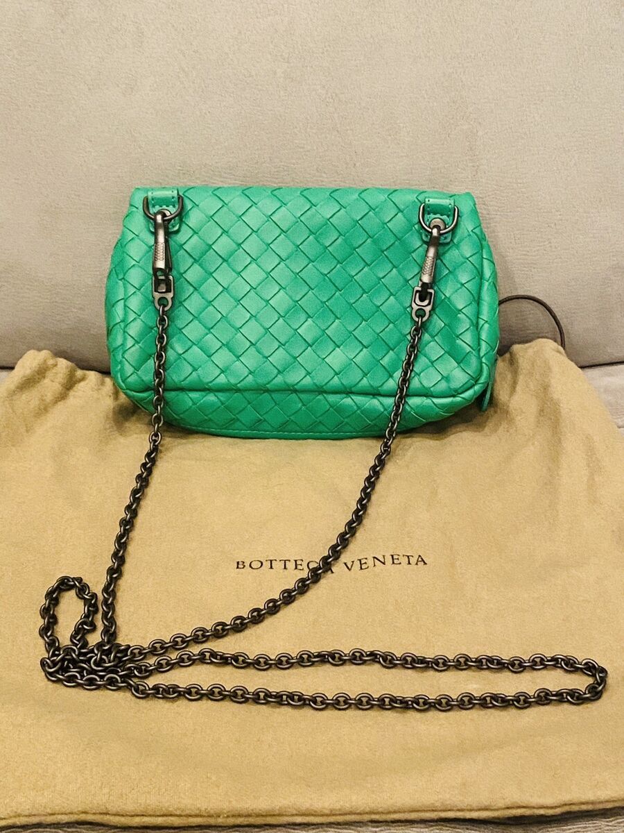 【BOTTEGA VENETA】CHAIN CROSSBODY BAG Bottega Veneta Expandable Chain Crossbody Intrecciato Napa
