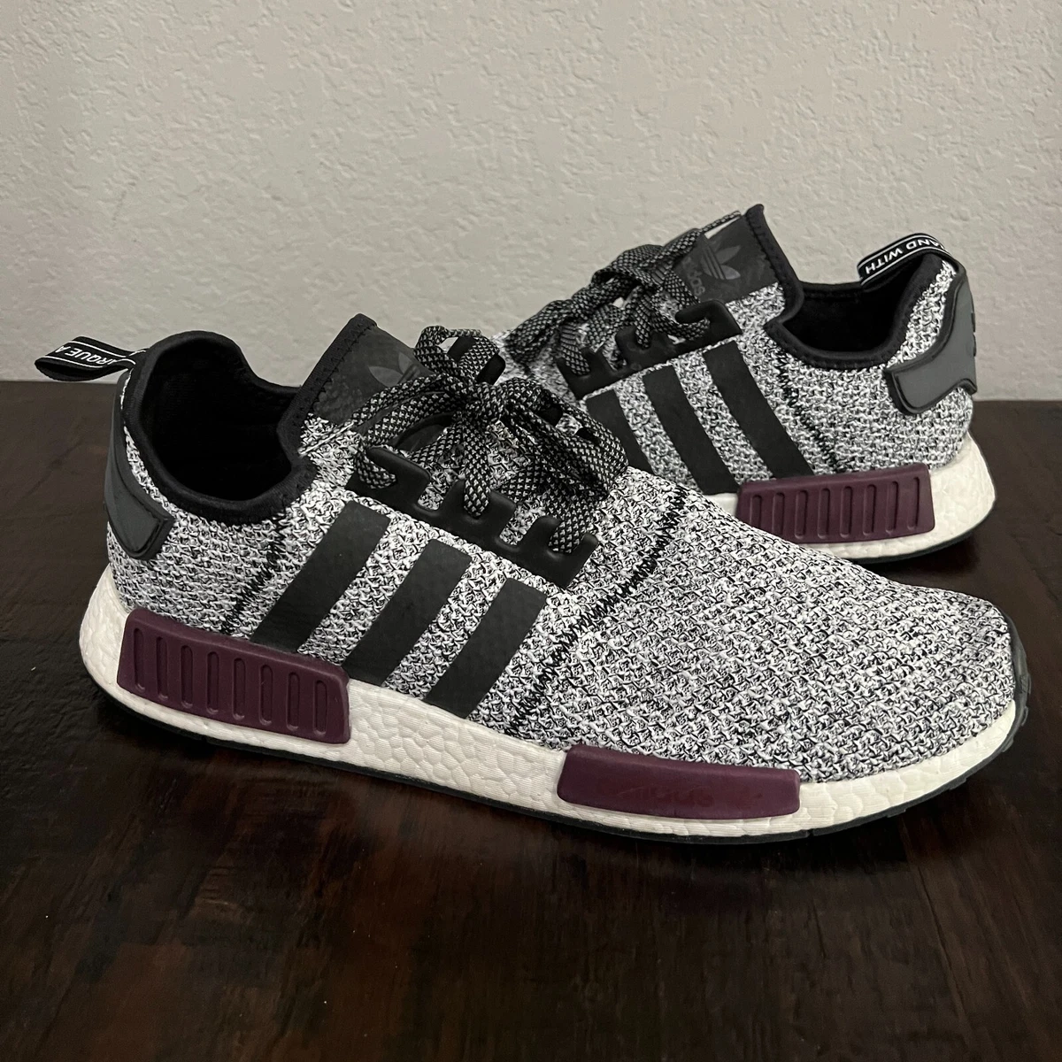 Size 14 - NMD R1 Champs Burgundy Grey eBay