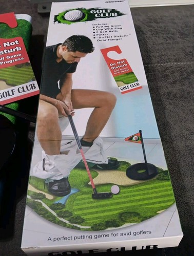 Fun Golf Club Toilet Putter Game Goodlysports Fun Gag Joke NEW - Gift for Golfer - Picture 4 of 10