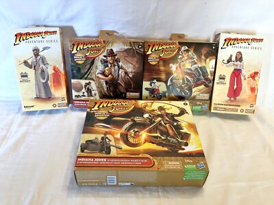 Indiana Jones Lot of New in Box Action Figures and Playsets Hasbro Disney