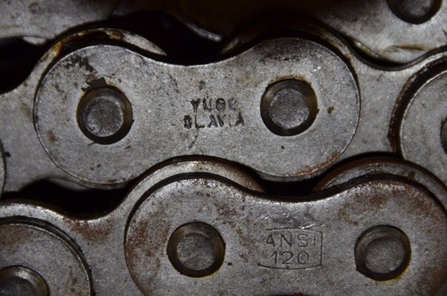120 ANSI Riveted Roller Chain 10 ft. 2.1" Width 1.5" Pitch - Picture 4 of 6