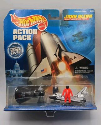 Hot Wheels Action Pack John Glenn Commemorating NASA Mission STS-95 New Mint