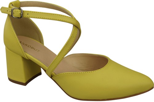 Elegantes sandalias de cuero con lado abierto en tacón estable 218 - Imagen 10 de 113