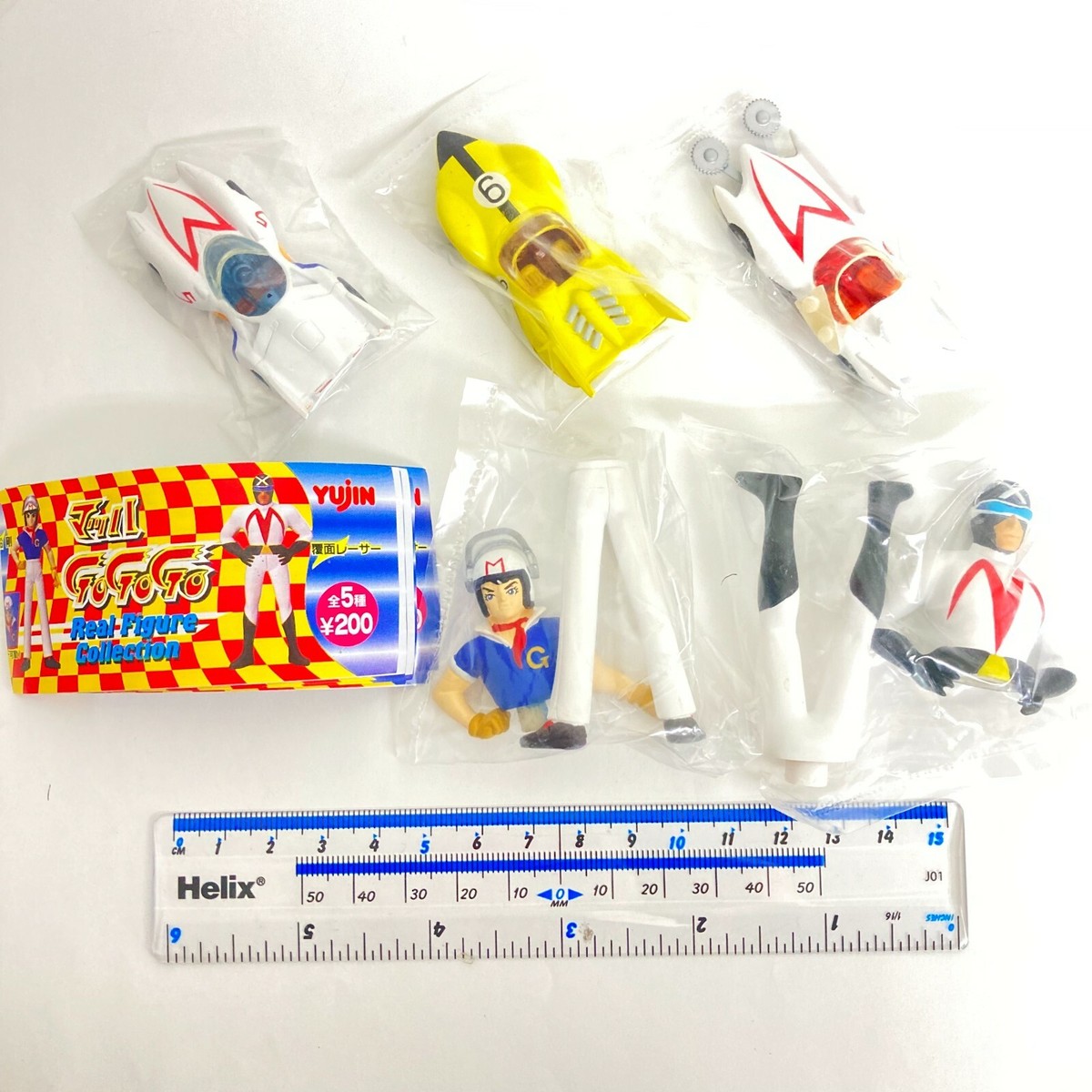 Yujin SR Mini Figure Mach GoGoGo Speed Racer Set of 5 pcs