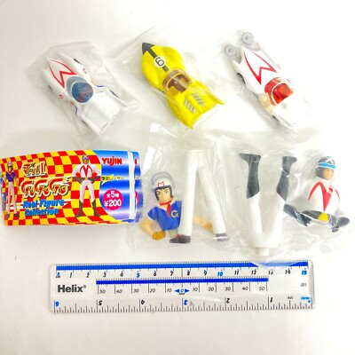 Yujin SR Mini Figure Mach GoGoGo Speed Racer Set of 5 pcs 2000