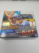 MONSTER JAM Monster Dirt MEGALODON Starter Set Kinetic Sand Monster Dirt NEW 