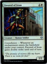 Magic the Gathering Foil Favored of Iroas Theros Beyond Death MTG Free Shipping!