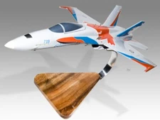 McDonnell Douglas CF-18 Hornet Canadian Air Force Desk Wood Model Small 1/72