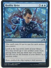 Reality Heist NM/M* Kamigawa Neon Dynasty ENGLISH 075/302 mtg -UnltdCards