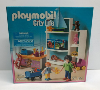 Playmobil 5488 City Life Toy Shop Store 51pc (NEW)