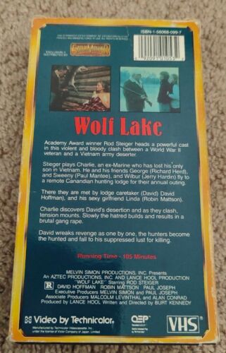 Wolf Lake VHS Cult Horror Thriller Killer Movie Rare Tape HTF OOP - Picture 2 of 3